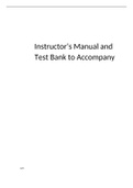 Instructor’s Manual and Test Bank for The Bioethics Principles, Issues, and Cases Fourth Edition.