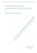 samenvatting ODW2, 1ste bach orthopedagogie, HoGent 