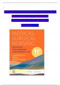 TEST BANK - FOR MEDICAL-SURGICAL NURSING CONCEPTS FOR CLINICAL JUDGMENT AND COLLABORATIVE CARE 11TH EDITION( DONNA D. IGNATAVICIUS,2024) NEWEST EDITION COMPLETE SOLUTION NEWEST EDITION 2024 || LATEST UPDATE || COMPLETE GUIDE || GRADED A+