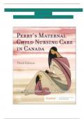 TEST BANK For Maternal Child Nursing Care 3rd Canadian Edition By Keenan Lindsay | Verified Chapter's 1 - 25 Updated 2023| Complete