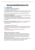 Samenvatting aansprakelijkheidrecht