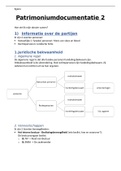 Samenvatting Patrimoniumdocumentatie Deel 2