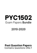 PYC1502 - Exam Questions PACK (2010-2020)