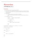 Class notes MAT 2010: 13 - Recursion