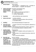 Microbiology Lecture Exam 2 Review