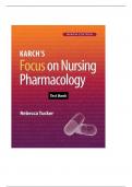 Test Bank For Karch's Focus on Nursing Pharmacology, 9th Edition by Rebecca Tucker, Verified Chapters 1 to 59, Complete Newest Version ISBN: 9781975180416