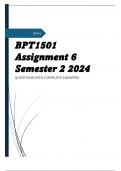 BPT1501 Assignment 6 Semester 2 2024