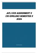 AFL1502 Assignment 2 (20 ENGLISH) Semester 2 2024