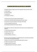 NURS 203 FINAL EXAM QUESTIONS AND ANSWERS 100% pass