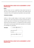 MYOSIN-PROTEIN & GENE FASTA ASSIGNMENT LATEST UPDATE 2022