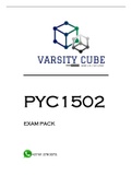 PYC1502 MCQ EXAM PACK 2022