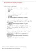 MED SURG 201Section 3 Final Exam Practice Questions.