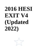 2018 HESI EXIT V4 (Updated 2022)