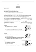 Muziek theorie samenvatting basis