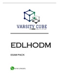 EDLHODM EXAM PACK 2022