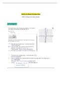 MATH 114 Week 8_Practice Final Exam (Latest 2021/22) With illustrated workings complete guide,Devry University-Chicago.