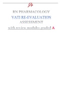 Latest RN VATI PHARMACOLOGY ASSESSMENT REMEDIATION With CORRECT ANSWERS