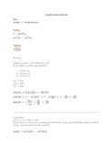 Double Angle Identities