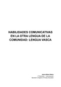 Habilidades comunicativas euskera