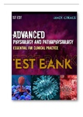 Test Bank For Advanced Physiology and Pathophysiology Essentials for Clinical Practice 1st Edition Tkacs