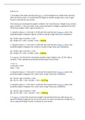 HLT 362V Week 5 Exercise 14 and 19- Understanding Simple Linear Regression &Understanding Pearson Chi-Square, {Already Scored an A}