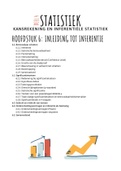 Statistiek (kansrekening en inferentiële statistiek) - hoofdstuk 6