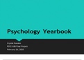 PSYC-110N Week 8 Assignment Final Project Psychology Yearbook