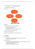 Samenvatting Project Management 