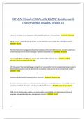 CDFM All Modules FISCAL LAW EXAMS/ Questions with  Correct Verified Answers/ Graded A+