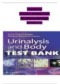 Test Bank for  Urinalysis and Body Fluids  7th Edition by Strasinger  All Chapters 1-17