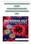 TEST BANK For Microbiology for the Healthcare Professional, 3rd Edition By Karin C. VanMeter, Robert J. Hubert, All Chapters 1 - 25, Complete Newest Version