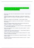 Minnesota Dental assistant LDA Exam Questions and Answers