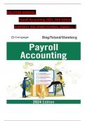 Solution Manual for Payroll Accounting 2024, 34th Edition by Bernard J. Bieg, Bridget Stomberg, Verified Chapters 1 - 7, Complete Newest Version