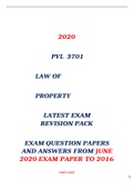 LAW OF PROPERTY LATEST EXAM REVISION PACK