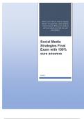 Social Media Strategies Final Exam with 100- sure answers.pdf