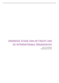 Samenvatting Internationale Organisaties - Prof. dr. Ann Pauwels