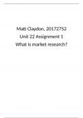 What is market research?