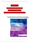 TEST BANK for Lewis Medical Surgical Nursing 12th Edition by Harding Chapters 1 to 69 All Chapters Verified ISBN;9780323789615