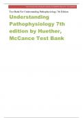 Test Bank Understanding Pathophysiology 7th Edition by Sue Huether, Kathryn McCance Chapter 1-44|Complete Guide A+