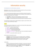 Information Security | Summary | mid-term exam [UU ]