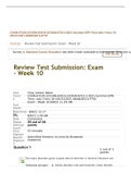 COUN 6722D-2, COUN 6301S-2, COUN 6722-2, Week 10 Final Exam (100% Correct Summer-QTR)