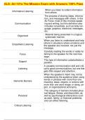 ALS: Air-101s The Mission Exam with Answers 100% Pass