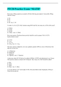 PTCB Practice Exam *MATH* questions and answers 100% correct