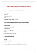 NURS 275- Exam 3 Questions And Correct Answers