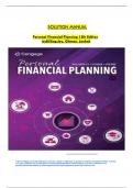 Solution Manual for Personal Financial Planning 15th Edition by Randy Billingsley, Lawrence J. Gitman, Michael D. Joehnk