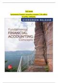 Test Bank for Fundamental Financial Accounting Concepts 11th Edition by Thomas Edmonds, Philip Olds, Christopher Edmonds, Mark Edmonds, Jennifer Edmonds