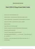 Nurb 3150 GI Drugs Exam Study Guide.