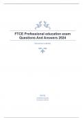   FTCE Professional education exam Questions And Answers 2024 [Document subtitle]     What type of curriculum is a teacher using when students are confronted with a scenario and asked to generate hypotheses and solutions? - with Answers:problem-based  An 