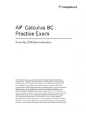 AP Calculus BC Practice Exams