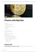 20598 - Finance with Big Data Notes (DSBA)